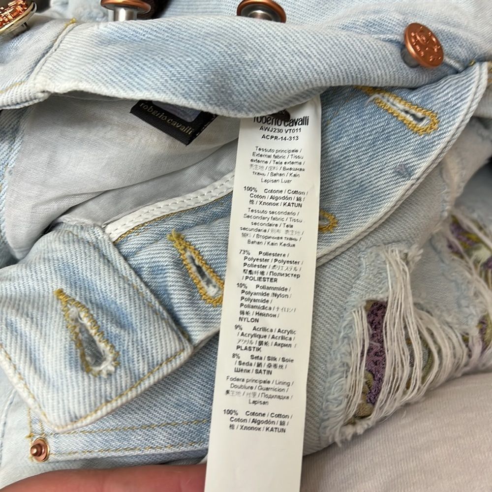 ROBERTO CAVALLI DESTROYED & PRETTY JEANS - Picture 10 of 11